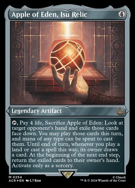 Apple of Eden, Isu Relic, Magic card ACR 254 — Assassin's Creed set