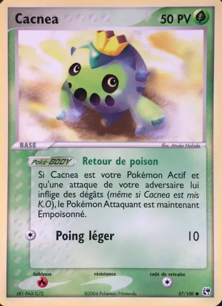 Cacnea, carte Pokémon SS 57 — extension EX Tempête de sable