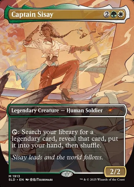 Capitaine Sissay, carte Magic SLD 1913 — extension Secret Lair Drop