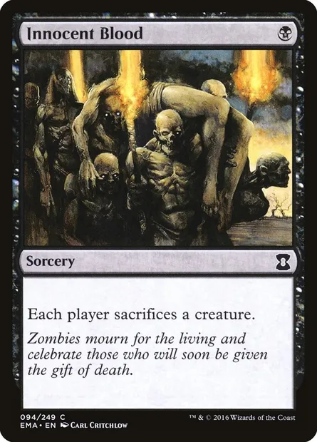 Innocent Blood, Magic card EMA 94 — Eternal Masters set