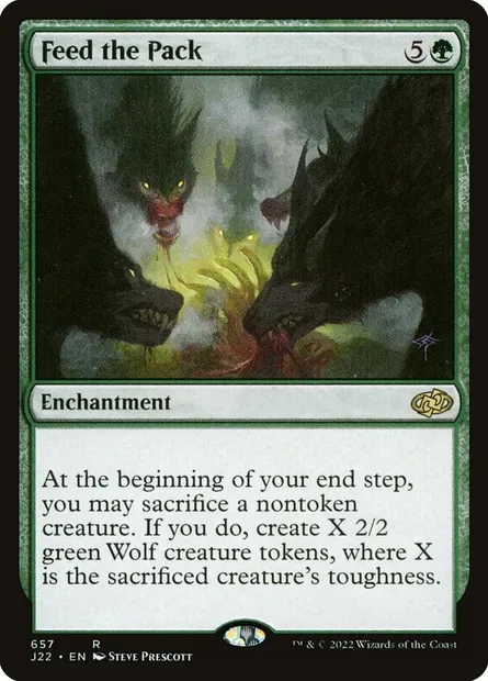 Feed the Pack, Magic card J22 657 — Jumpstart 2022 set