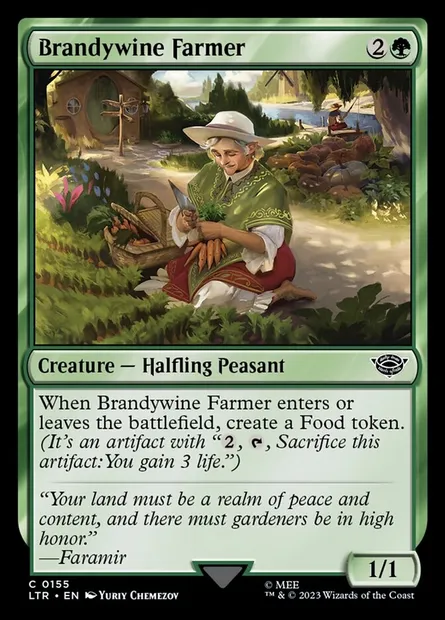 Brandywine Farmer, Magic card LTR 155 — The Lord of the Rings: Tales of Middle-earth set