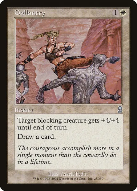 Gallantry, Magic card ODY 23 — Odyssey set