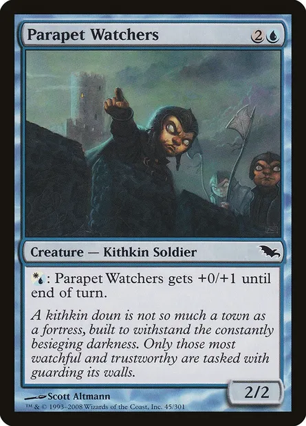 Parapet Watchers, Magic card SHM 45 — Shadowmoor set