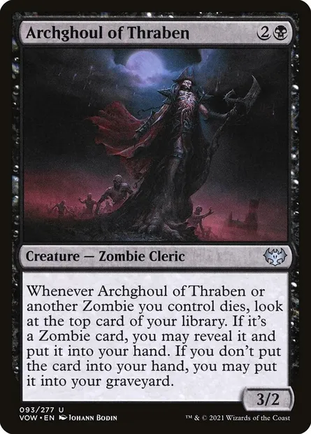 Archghoul of Thraben, Magic card VOW 93 — Innistrad: Crimson Vow set