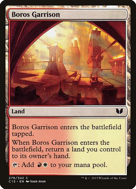 Boros Garrison, Magic card C15 279 — Commander 2015 set