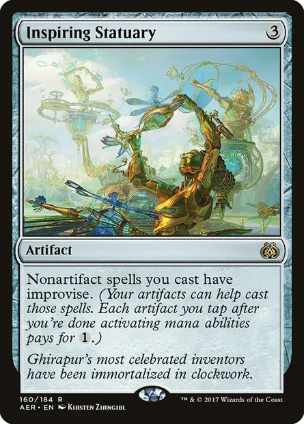 Inspiring Statuary, Magic card AER 160 — Aether Revolt set