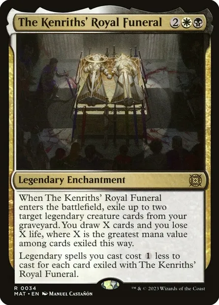 The Kenriths' Royal Funeral, Magic card MAT 34 — March of the Machine: The Aftermath set