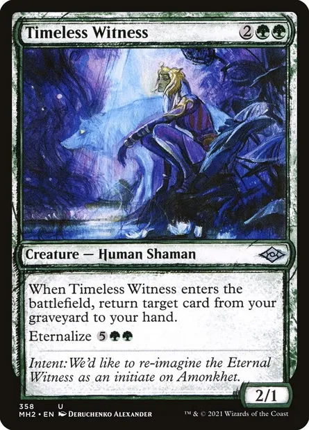 Timeless Witness, Magic card MH2 358 — Modern Horizons 2 set