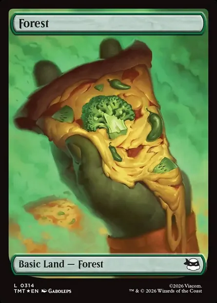 Forest, Magic card TMT 314 — Teenage Mutant Ninja Turtles set