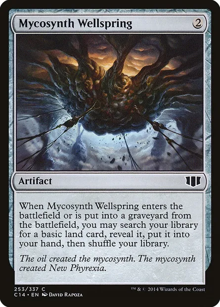 Mycosynth Wellspring, Magic card C14 253 — Commander 2014 set