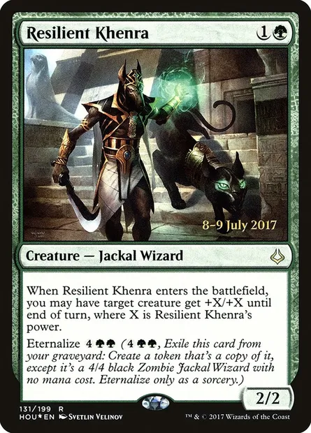 Resilient Khenra, Magic card PHOU 131s — Hour of Devastation Promos set