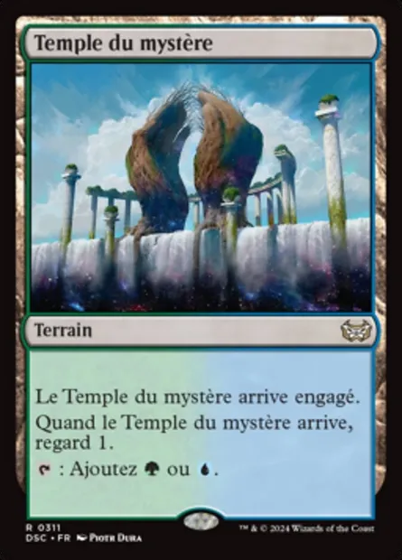 Temple du mystère, carte Magic DSC 311 — extension Duskmourn: House of Horror Commander