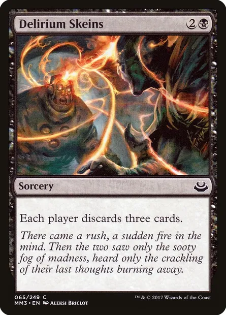 Delirium Skeins, Magic card MM3 65 — Modern Masters 2017 set