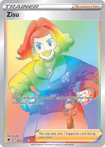 Zisu, Pokémon card ASR 207 — Astral Radiance set