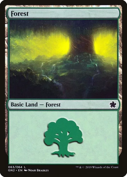 Forêt, carte Magic GN2 63 — extension Game Night 2019