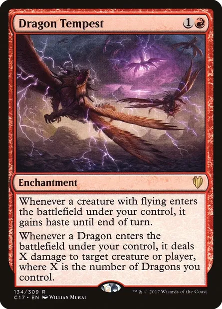 Dragon Tempest, Magic card C17 134 — Commander 2017 set