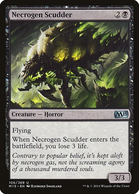 Necrogen Scudder, Magic card M15 106 — Magic 2015 set