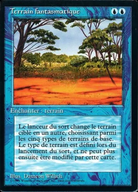 Phantasmal Terrain, Magic card FBB 70 — Foreign Black Border set