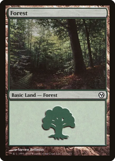 Forest, Magic card DPA 112 — Duels of the Planeswalkers set