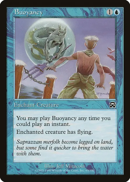 Buoyancy, Magic card MMQ 63 — Mercadian Masques set