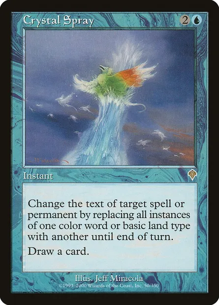 Crystal Spray, Magic card INV 50 — Invasion set