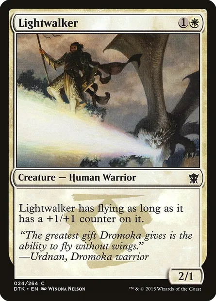 Lightwalker, Magic card DTK 24 — Dragons of Tarkir set