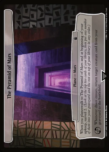 The Pyramid of Mars, Magic card WHO 597 — Doctor Who set