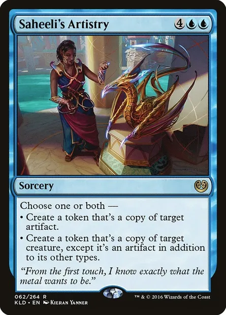 Saheeli's Artistry, Magic card KLD 62 — Kaladesh set