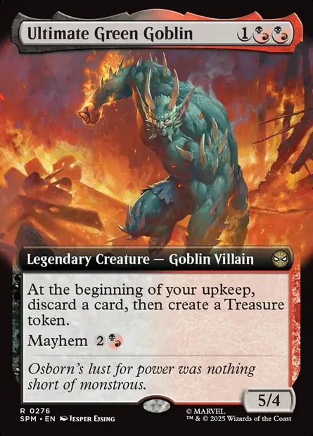 Ultimate Green Goblin, Magic card SPM 276 — Marvel's Spider-Man set