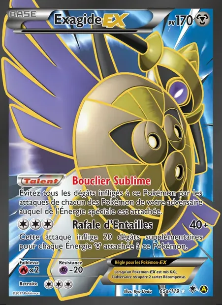 Exagide EX, carte Pokémon PHF 65 — extension Vigueur Spectrale