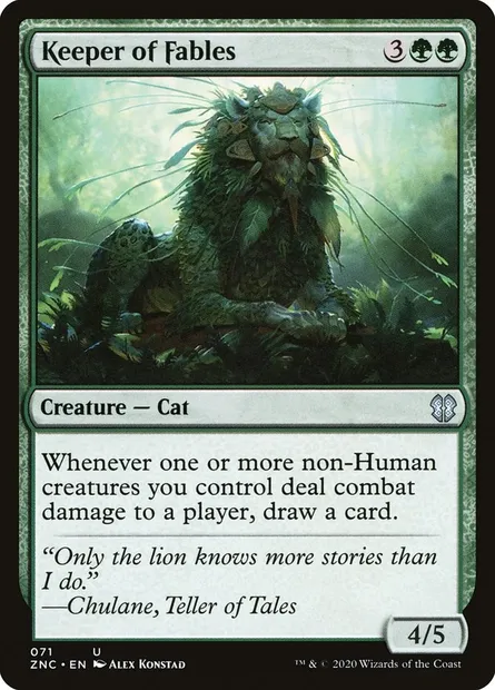 Keeper of Fables, Magic card ZNC 71 — Zendikar Rising Commander set