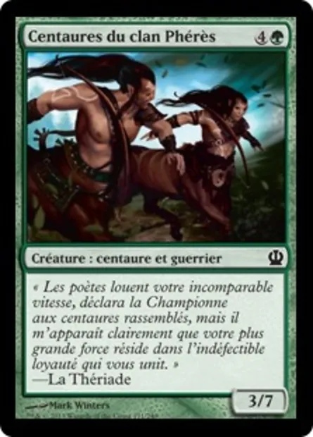 Centaures du clan Phérès, carte Magic THS 171 — extension Theros