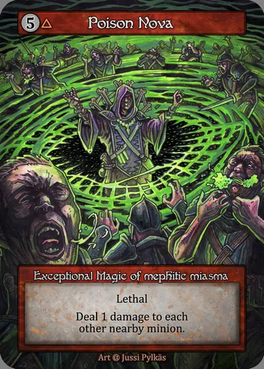 Poison Nova, carte Sorcery ALP 246 — extension Alpha