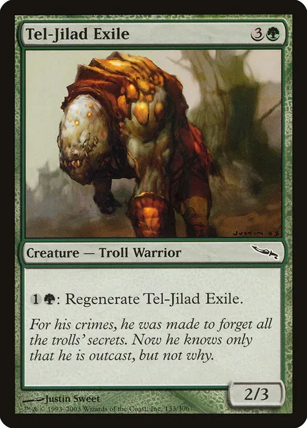 Tel-Jilad Exile, Magic card MRD 133 — Mirrodin set