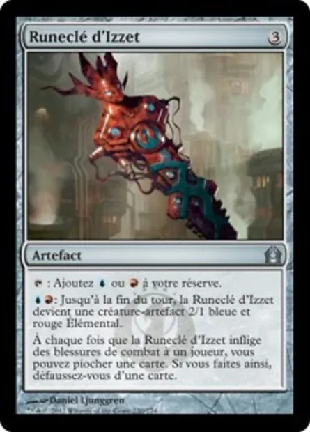 Runeclé d'Izzet, carte Magic RTR 230 — extension Retour à Ravnica