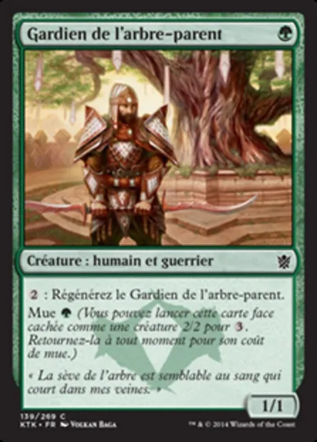 Gardien de l'arbre-parent, carte Magic KTK 139 — extension Les Khans de Tarkir