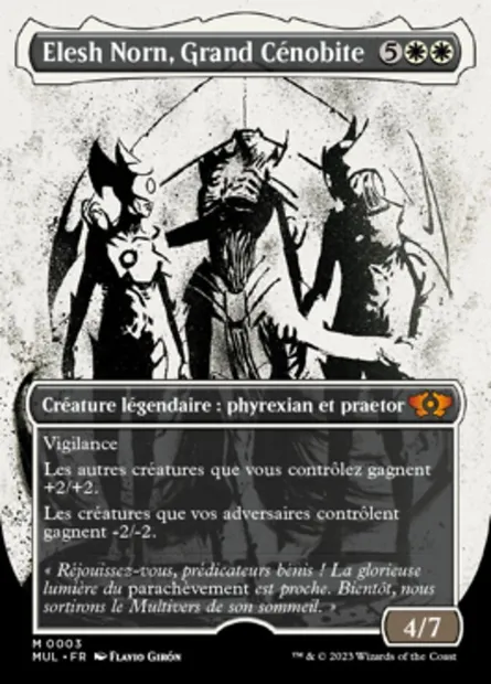 Elesh Norn, Grand Cénobite, carte Magic MUL 3 — extension Multiverse Legends