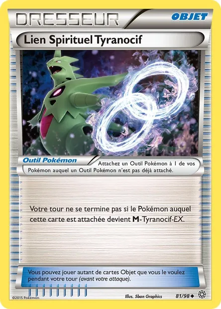 Lien Spirituel Tyranocif, carte Pokémon AOR 81 — extension Origines Antiques