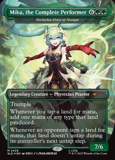 Vorinclex, Voix de la Voracité, carte Magic SLD 2439 — extension Secret Lair Drop