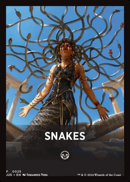 Snakes, Magic card FJ25 25 — Foundations Jumpstart Front Cards set