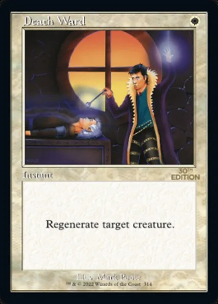 Death Ward, Magic card 30A 314 — 30th Anniversary Edition set