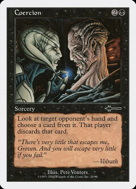 Coercition, carte Magic BTD 20 — extension Beatdown Box Set