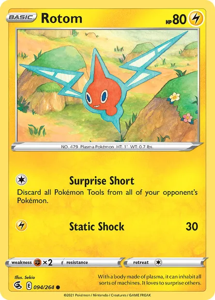 Rotom, Pokémon card FST 94 — Fusion Strike set