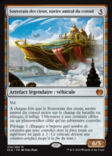 Souverain des cieux, navire amiral du consul, carte Magic KLD 234 — extension Kaladesh