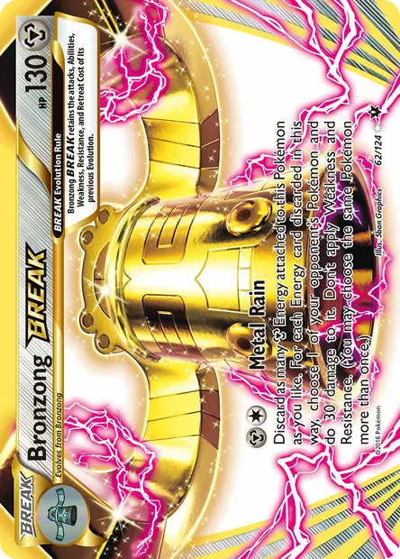 Bronzong BREAK, Pokémon card FCO 62 — Fates Collide set