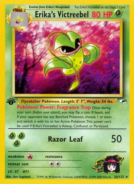 Empiflor d'Erika, carte Pokémon GH 26 — extension Gym Heroes