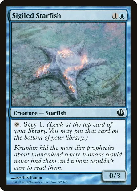 Sigiled Starfish, Magic card JOU 52 — Journey into Nyx set