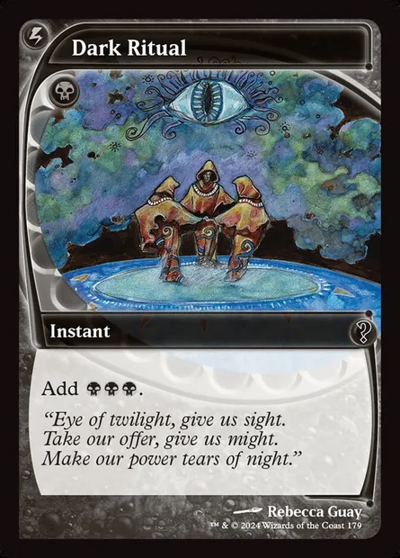 Dark Ritual, Magic card MB2 179 — Mystery Booster 2 set