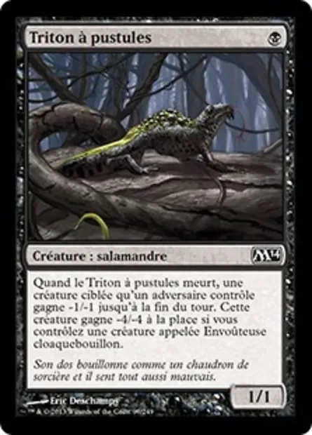 Triton à pustules, carte Magic M14 98 — extension Magic 2014